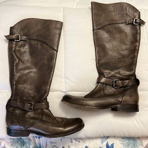 Frye Phillip brown leather riding boot size 8.5
